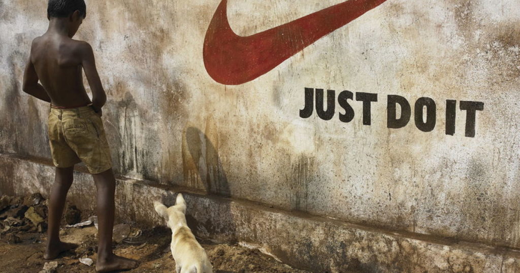 Падение акций Nike